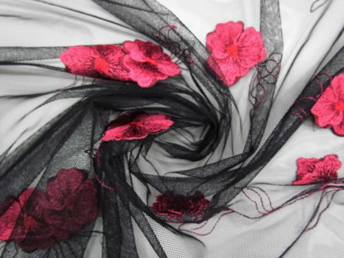 Great value Peony Pavillion Embroidered Tulle #11324 available to order online Australia
