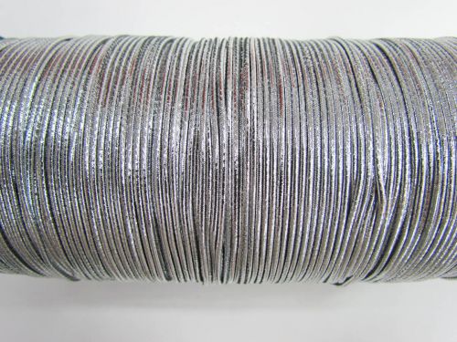 Great value 2mm Round Elastic- Metallic Silver #344 available to order online Australia