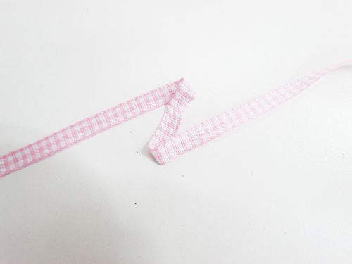 Great value Gingham Ribbon 5mm- Baby Pink available to order online Australia