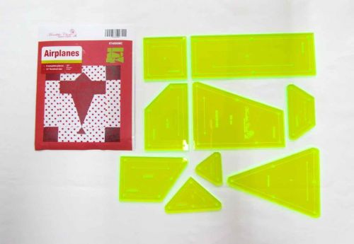 Great value Airplanes Patchwork Template Set available to order online Australia