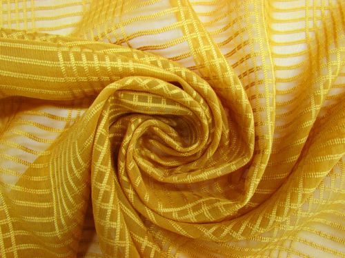 Great value Crossroads Self Stripe Silk Chiffon- Gold #11360 available to order online Australia