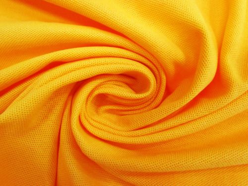 Great value Cotton Blend Pique Knit- Summer Yellow #11410 available to order online Australia
