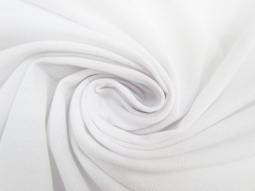 Great value Cotton Blend Pique Knit- Feather White #11412 available to order online Australia