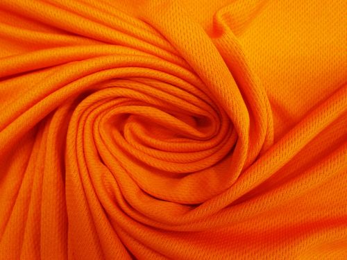 Great value Micro Eyelet Jersey- Carrot Orange #11418 available to order online Australia