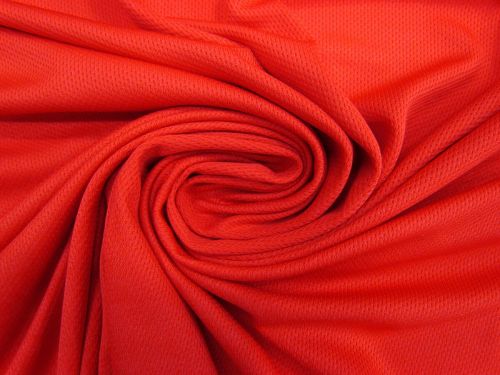Great value Micro Eyelet Jersey- Tulip Red #11419 available to order online Australia