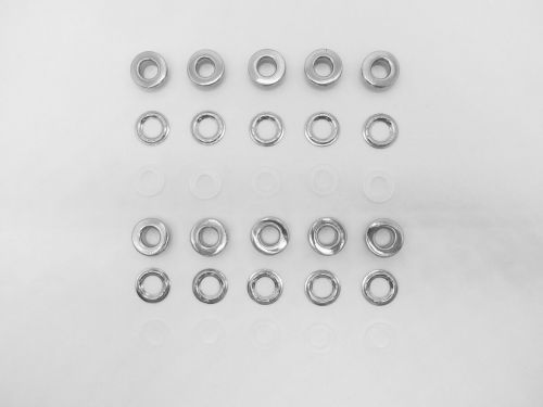 Great value 6mm Designer Eyelets- Silver- 10pk- RW654 available to order online Australia