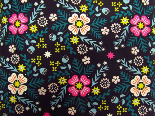 Great value Ruby Star Society Cotton- Pivot- Wildflower- Soft Black available to order online Australia
