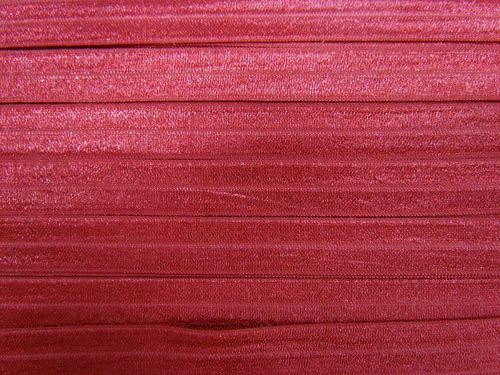 Great value 16mm Shiny Fold Over Elastic- Burgundy Red #T511 available to order online Australia