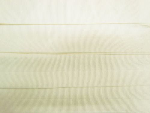 Great value 42mm Ribbed Fold Over Elastic- Cream #T519 available to order online Australia
