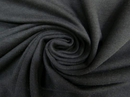 Great value Bamboo French Terry Jersey- Charcoal Black #9423 available to order online Australia