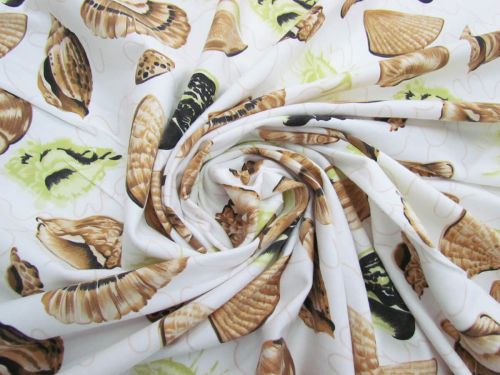 Great value 20m Roll of *Seconds* Seashell Cotton Jersey- Green #5115 available to order online Australia