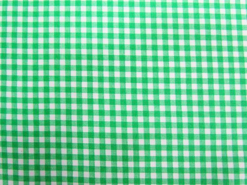 Great value Gingham Check Cotton- Grass Green available to order online Australia