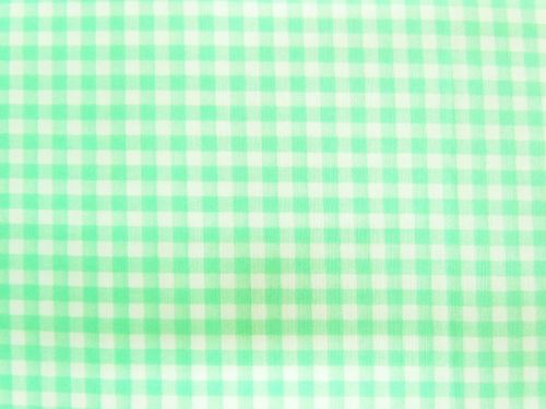 Great value Gingham Check Cotton- Bright Mint available to order online Australia