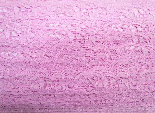 Great value 30mm Stretch Lace Trim- Rosey Pink #365 available to order online Australia
