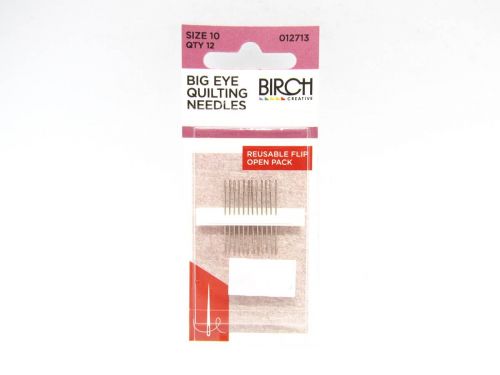 Great value Big Eye Quilting Needles- Size 10- Pack of 12 available to order online Australia