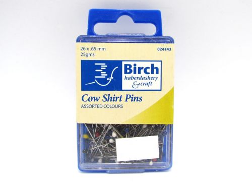 Great value Cow Shirt Pins- Assorted Colours- 26x.65mm- 25g Pack available to order online Australia