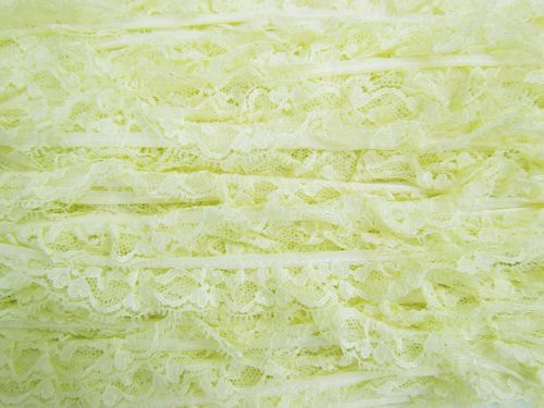 Great value 20mm Frill Lace Trim- Sweet Lemon #381 available to order online Australia