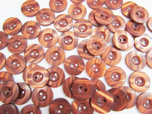 Great value 18mm Shiny Brown Fashion Button FB182 available to order online Australia