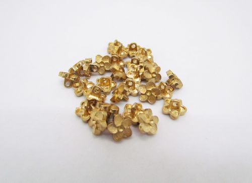 Great value 10mm Button- FB508 Gold available to order online Australia