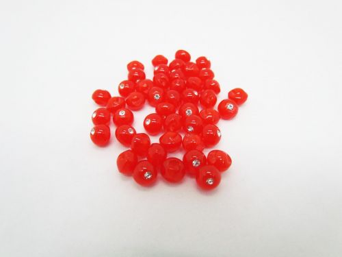Great value 9mm Button- FB529 Red available to order online Australia