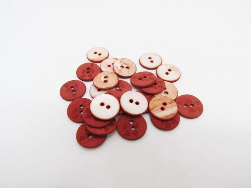 Great value 15mm Button- FB538 Red available to order online Australia