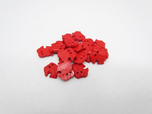 Great value 15mm Button- FB540 Red available to order online Australia