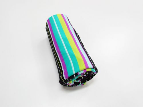 Great value 1m Mini Roll Remnant- Neon Light Stripe Spandex available to order online Australia