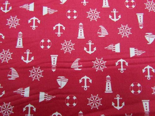 Great value Nautical Notions Cotton- Red available to order online Australia