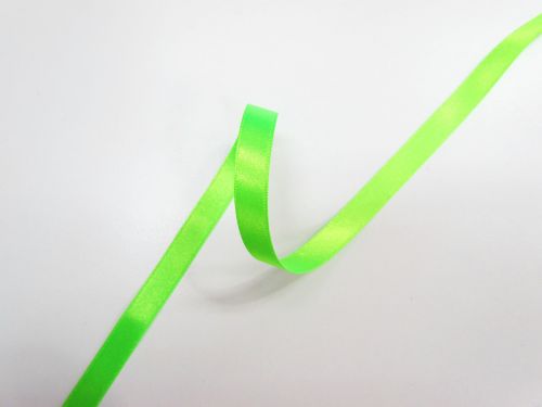 Great value Double Sided Satin Ribbon- 10mm- 6847 FLURO GREEN available to order online Australia
