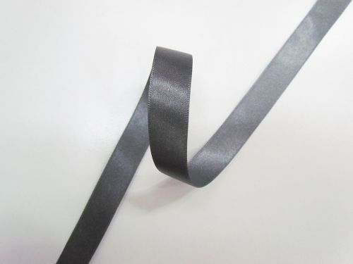 Great value Double Sided Satin Ribbon- 10mm- 669 SMOKE GREY available to order online Australia