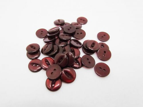 12mm Button- FB575 Red