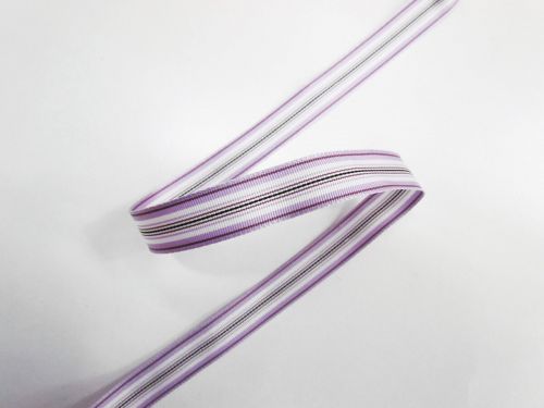 Great value 15mm Lavender Stripe Grosgrain Ribbon #T179 available to order online Australia