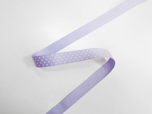 Great value 16mm Spotty Grosgrain Ribbon- Lilac #T178 available to order online Australia