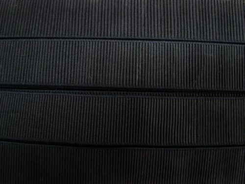 Great value Budget Elastic- 38mm Ribbed #525- Black available to order online Australia