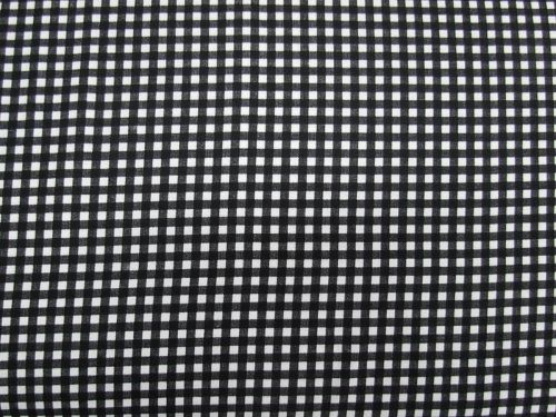 Great value Gingham Check Cotton- Black available to order online Australia