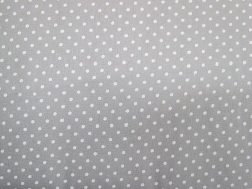 Great value Mini Dots Cotton- Light Grey available to order online Australia