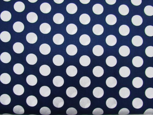 Great value Polka Dot Cotton- Navy available to order online Australia