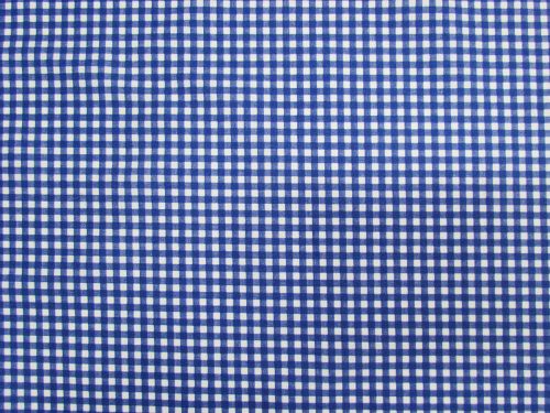 Great value Gingham Check Cotton- Blue available to order online Australia