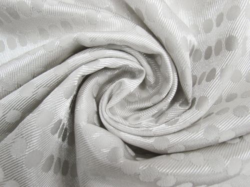 Great value Disco Dancing Satin Spot Twill Jacquard- Silver #9642 available to order online Australia