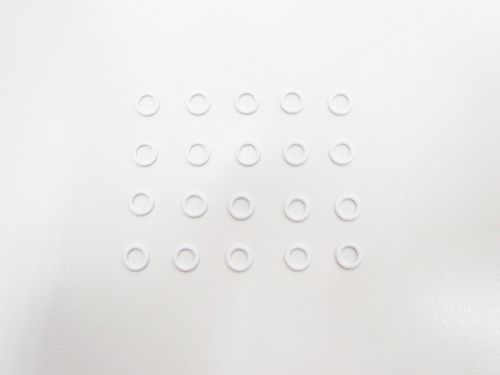 Great value 5mm Strap Rings Plastic White RW320- Pack of 20 available to order online Australia