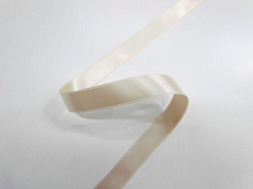 Great value 15mm Double Faced Satin Ribbon- Chamapagne #T223 available to order online Australia