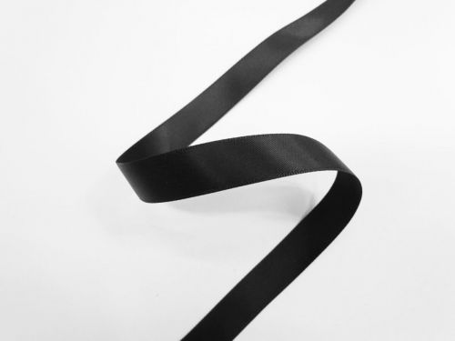 Great value 16mm Double Faced Satin Ribbon- Black #T225 available to order online Australia