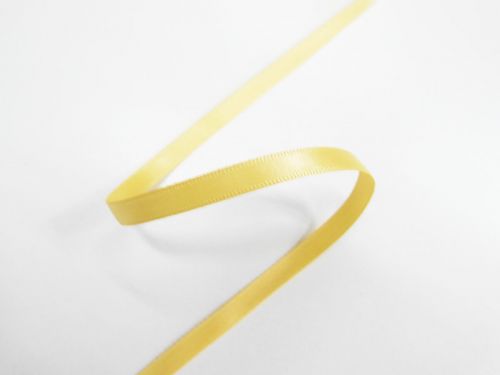 Great value 7mm Double Faced Satin Ribbon- Yellow #T226 available to order online Australia
