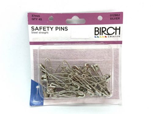 Great value Safety Pins- Silver- 37mm - Pack of 45 available to order online Australia