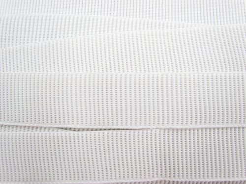 Great value Budget Elastic- 38mm Ribbed- White available to order online Australia
