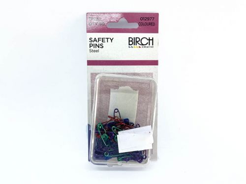 Great value Coloured Safety Pins- 19mm- Pack of 50 available to order online Australia