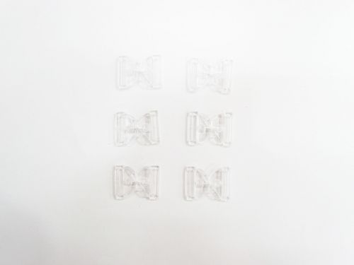 Great value 15mm Clear Plastic Fashion & Swim Clips RW016- 6pk available to order online Australia