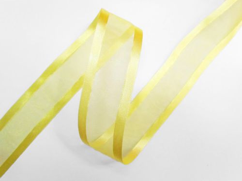 Great value 38mm Satin Edge Organza Ribbon- Daffodil available to order online Australia