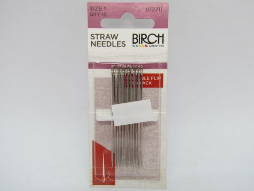 Great value Straw Needles- Size 1- Pack of 12 available to order online Australia