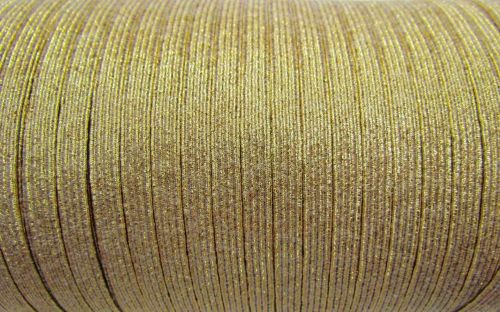 Great value 6mm Gold Metallic Elastic available to order online Australia